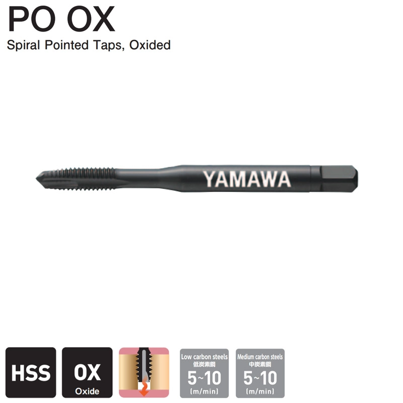 Thông số Mũi taro thẳng PO OX Yamawa