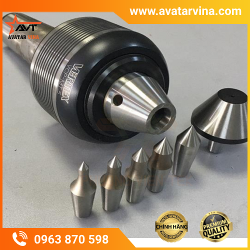 ĐẦU CHỐNG TÂM MÁY TIỆN TẢI TRỌNG NẶNG VCP (CÓ MŨI TÂM THAY ĐỔI) VERTEX