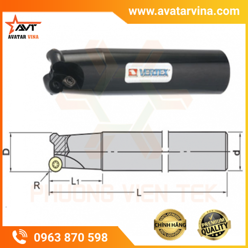 DAO PHAY MẢNH TRÒN CRT VERTEX