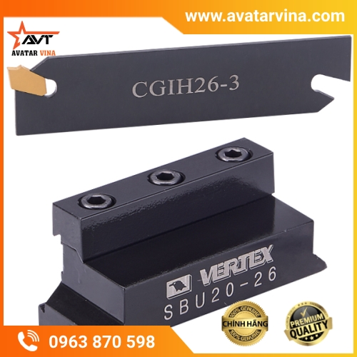 DAO TIỆN CẮT ĐỨT GHÉP MẢNH VERTEX