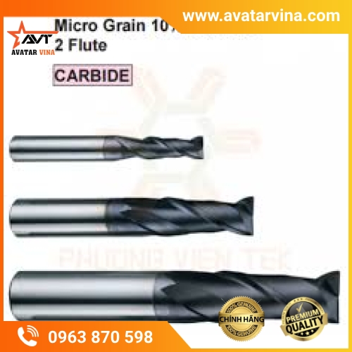 DAO PHAY NGÓN HỢP KIM 2 ME SERIES-VE112, VE122, VE125, VE127 VERTEX (<48HRC)