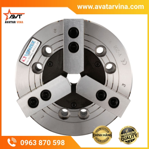 MÂM CẶP THỦY LỰC 3 CHẤU LỖ THÔNG VERTEX