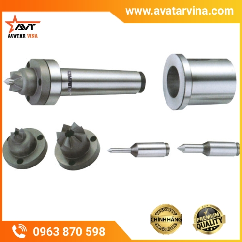 CHỐNG TÂM DẪN ĐỘNG MÁY TIỆN VDC VERTEX ( THAY ĐỔI MŨI NHỌN)