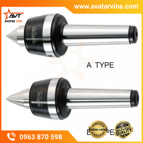 MŨI CHỐNG TÂM MÁY TIỆN TẢI TRỌNG NẶNG - VCF VERTEX