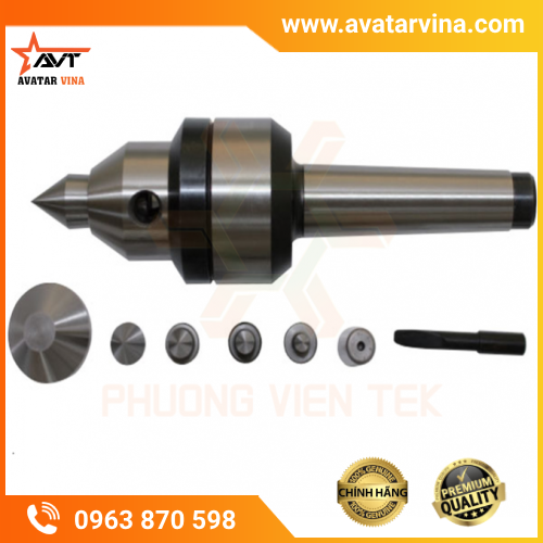 CHỐNG TÂM MÁY TIỆN MŨI TÂM THAY ĐỔI – VLC VERTEX