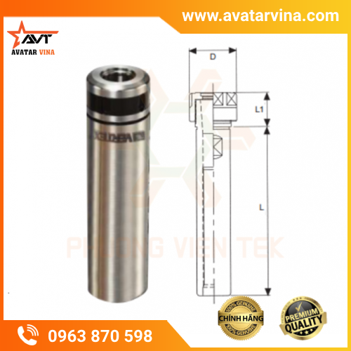 BẦU KẸP DAO PHAY CHUÔI TRỤ ST COLLET SK