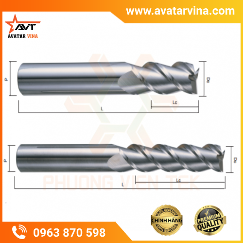 DAO PHAY NGÓN HỢP KIM 3 ME SERIES-VE133, VE135, VE136 VERTEX