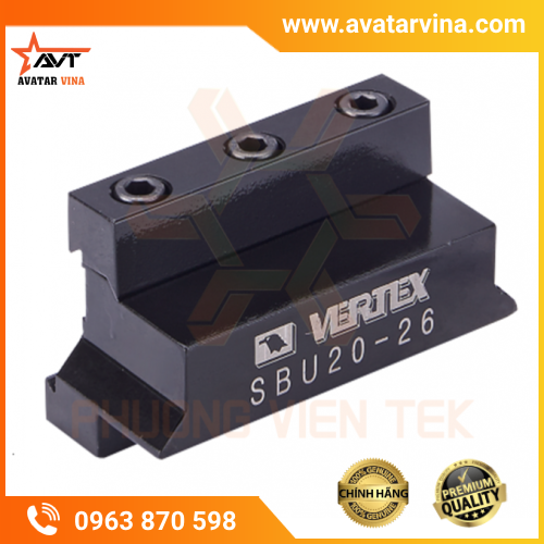 KHỐI KẸP DAO TIỆN CẮT ĐỨT GHÉP MẢNH VERTEX