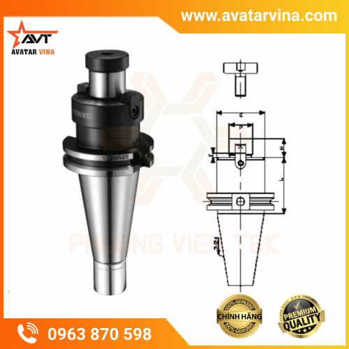 BẦU KẸP DAO PHAY KHỎA MẶT CAT-FMA