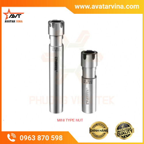 BẦU KẸP DAO PHAY MINI COLLET ER CHUÔI TRỤ