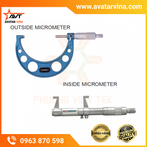 THƯỚC PANME CƠ ĐO TRỤC, PANME CƠ ĐO LỖ VERTEX VOM, VIM