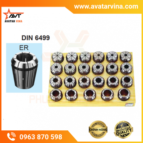 COLLET ER LOẠI TIÊU CHUẨN CHÍNH XÁC VERTEX